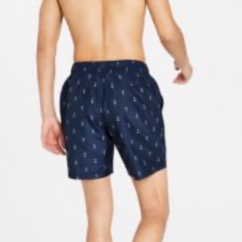 Banana Republic Men's Navy-Print Shorts